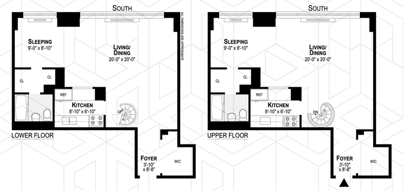 Floorplan for 140 West End Avenue, 11T/12T