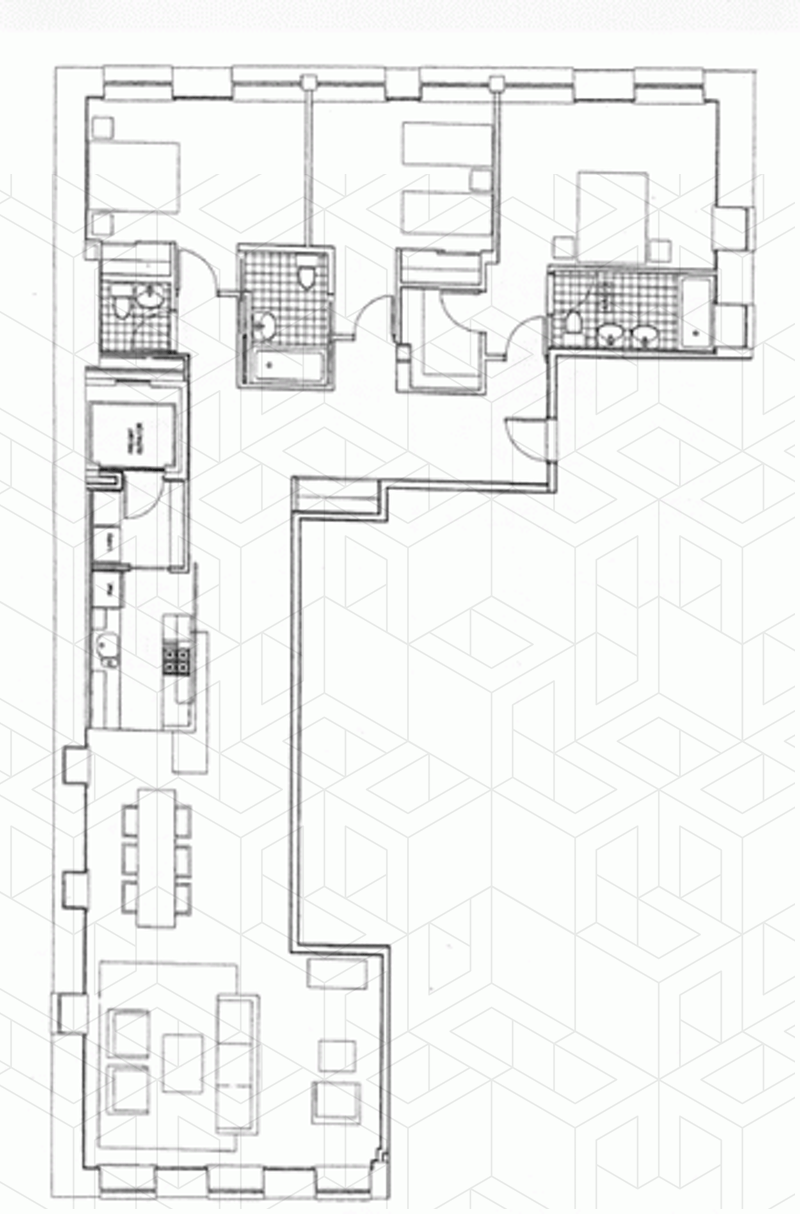 Floorplan for 80 Fourth Avenue, PHA