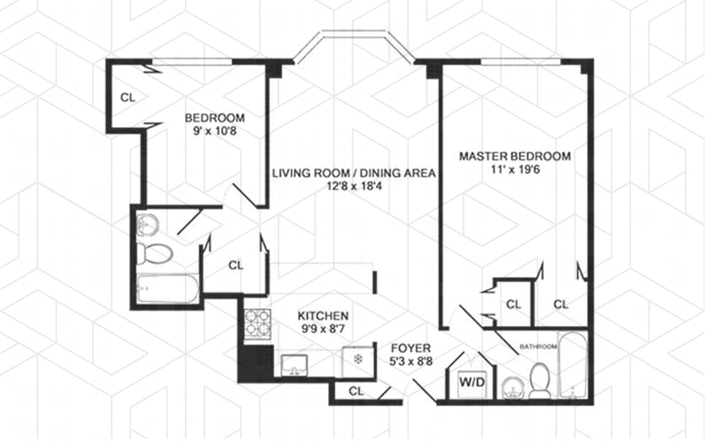 Floorplan for 200 East 90th Street, 18E