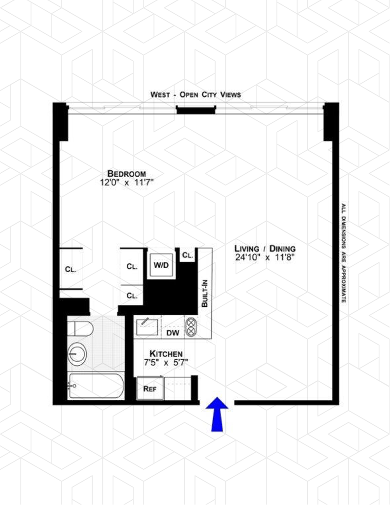 Floorplan for 200 East 61st Street, 28C