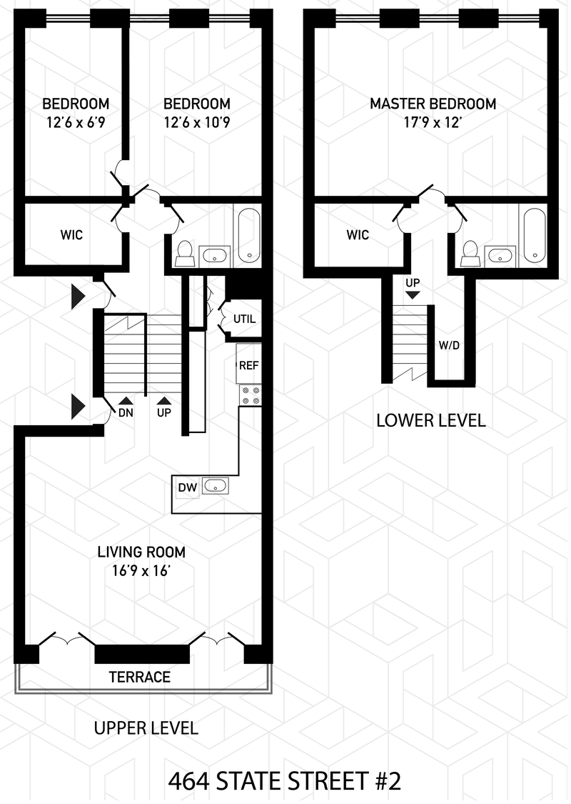 Floorplan for 464 State Street, 2