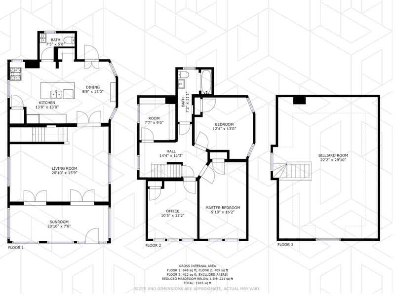 Floorplan for 5307 Fairview Terrace