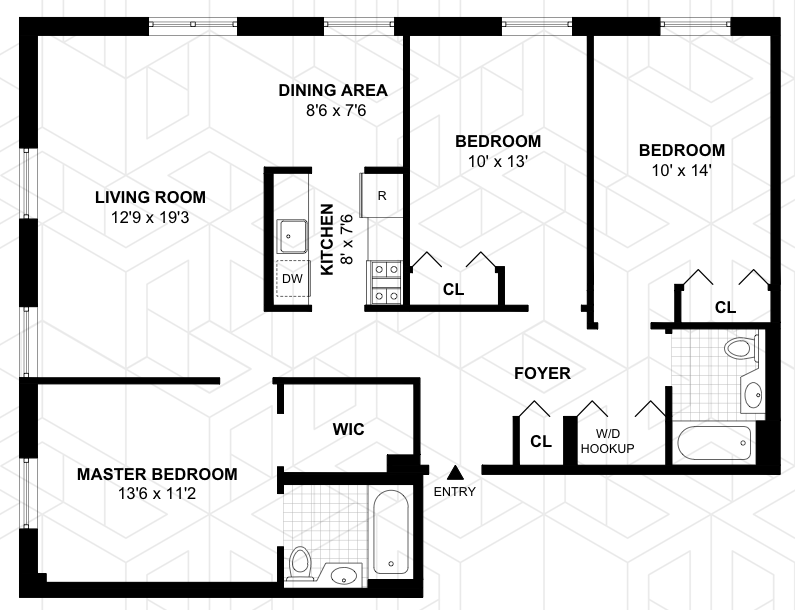 Floorplan for 130 Lenox Avenue