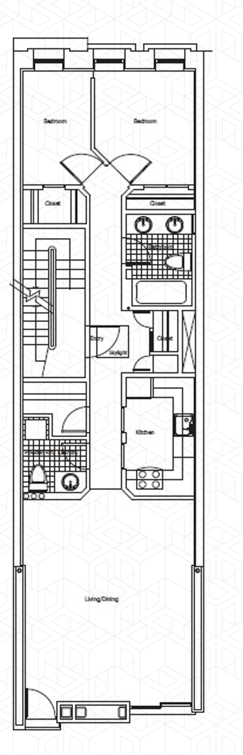 Floorplan for 146 West 130th Street, 3
