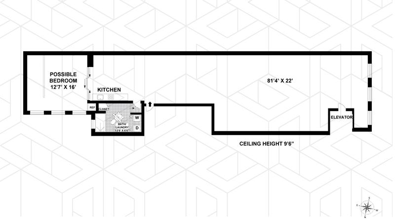 Floorplan for 118 Mercer Street, 4FL