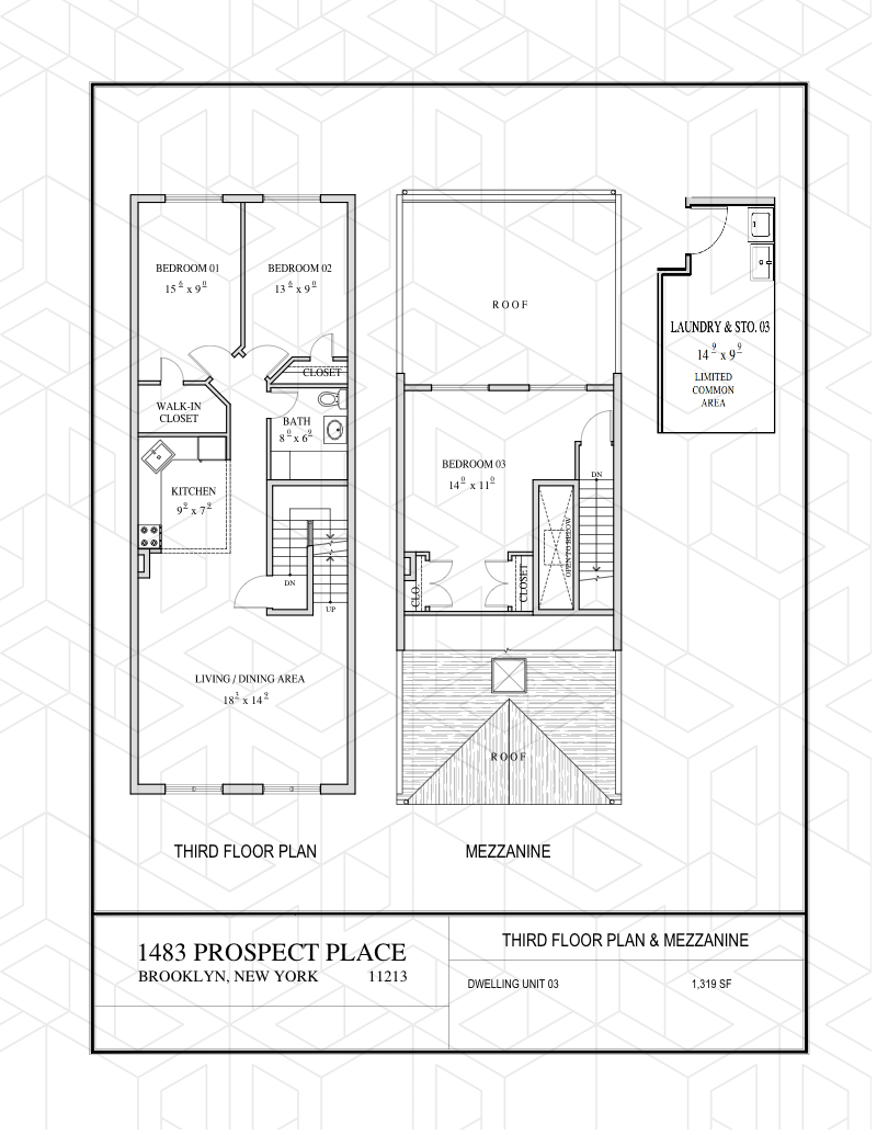 Floorplan for 1483 Prospect Place, 3