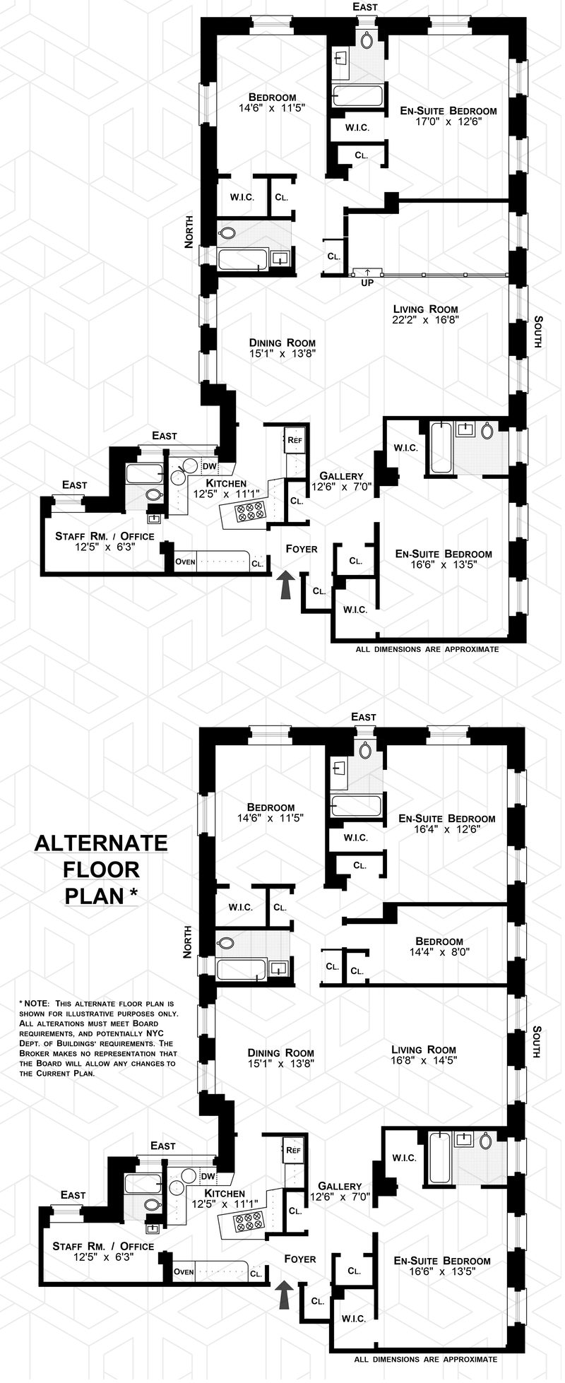 Floorplan for 969 Park Avenue, 2A