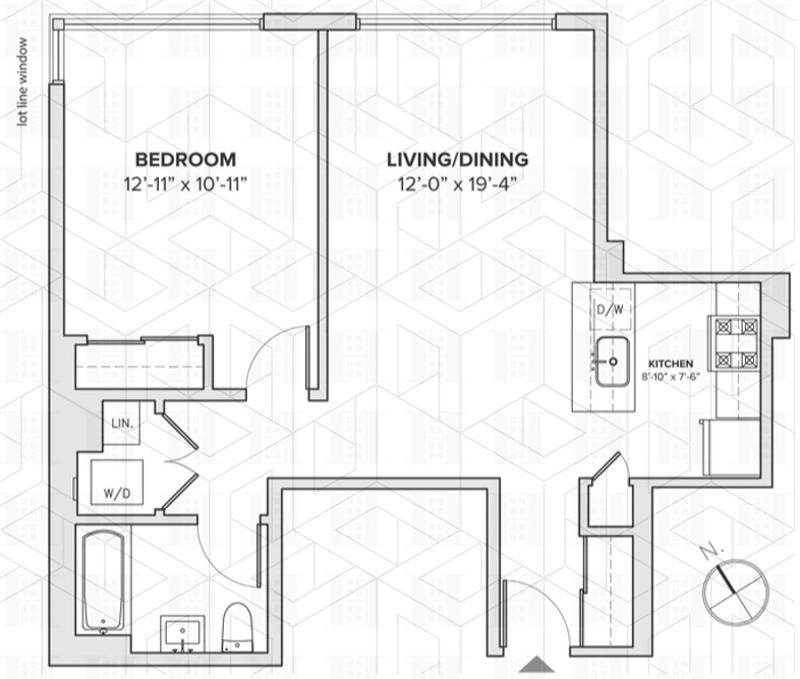 Floorplan for 58 West 129th Street, 4A