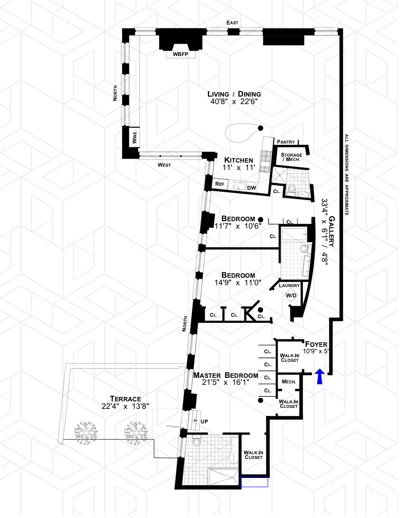 Floorplan for 429 Greenwich Street