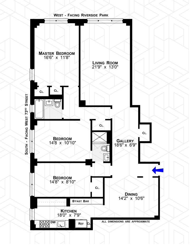 Floorplan for 11 Riverside Drive, 3MW