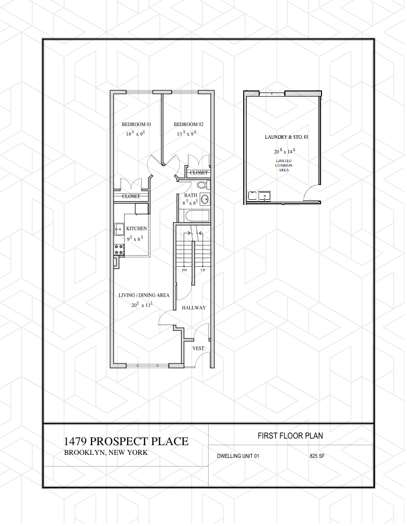 Floorplan for 1479 Prospect Place, 1