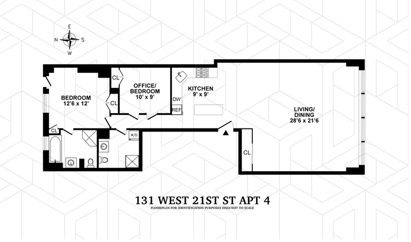 Floorplan for 131 West 21st Street