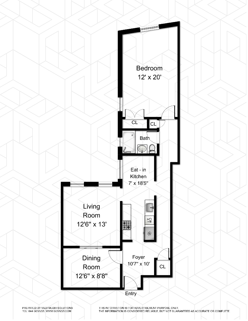 Floorplan for 73 -20 Austin Street