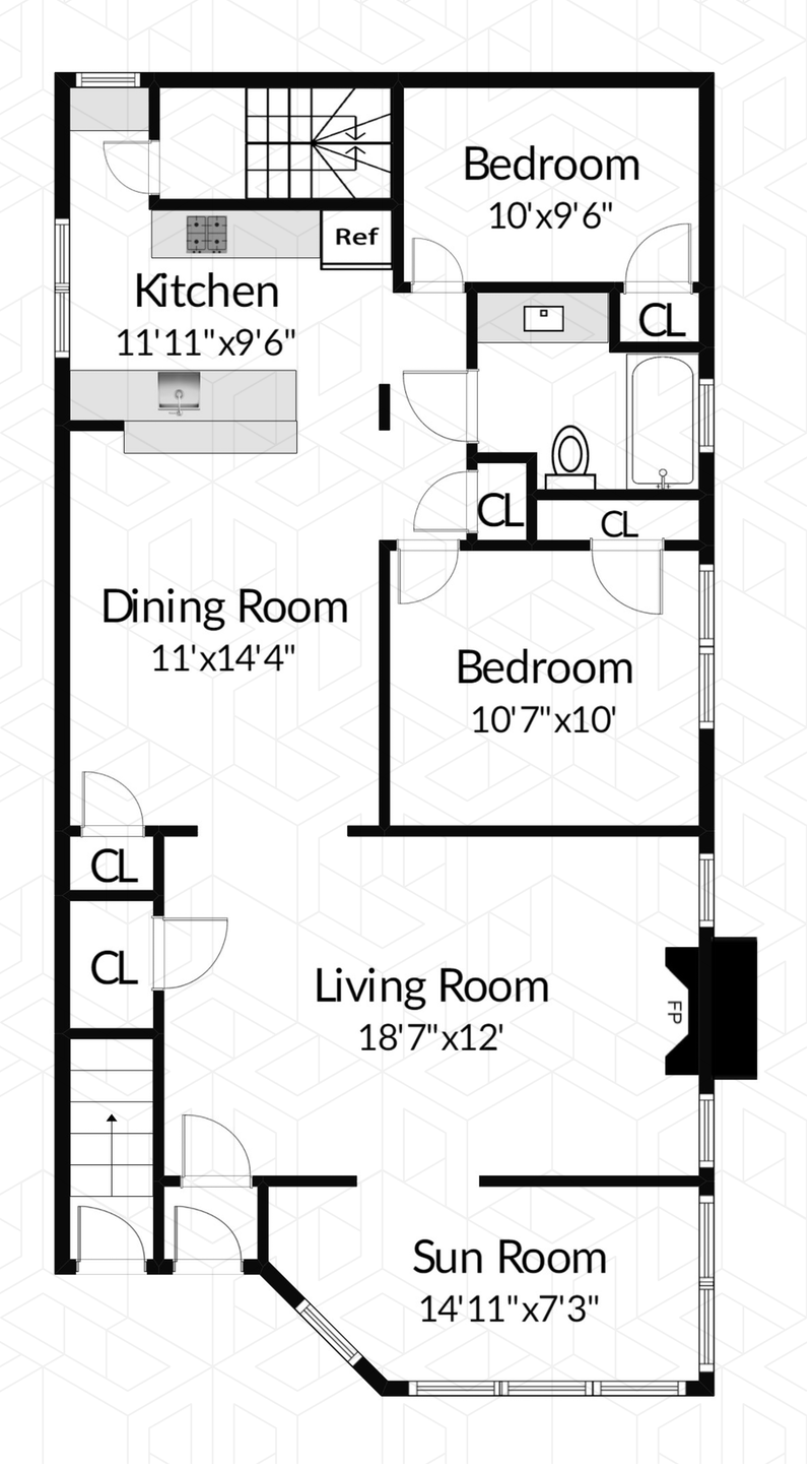 Floorplan for 708 Valley Rd