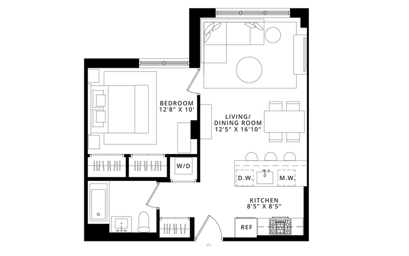 Floorplan for 185 18th Street, 215