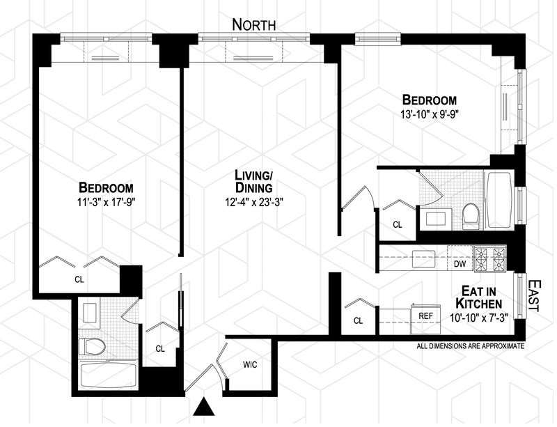 Floorplan for 301 East 79th Street, 31H