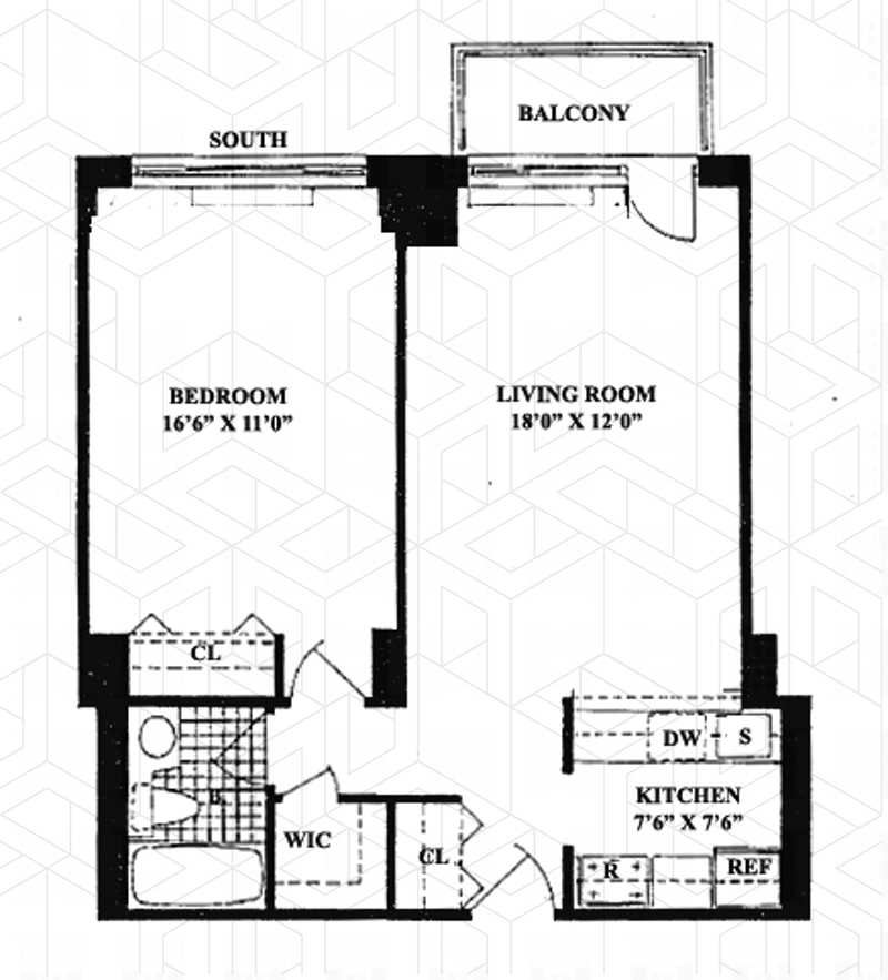 Floorplan for 2373 Broadway, 731