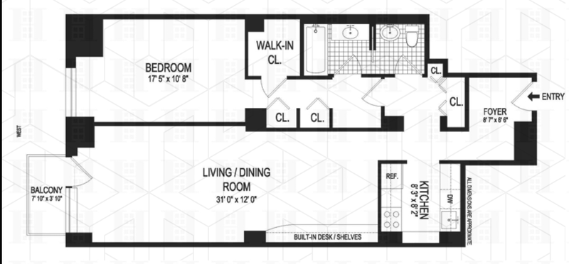 Floorplan for 170 East 87th Street, E12H