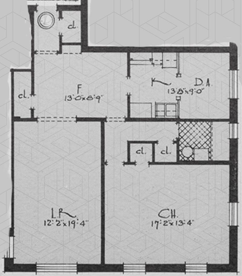 Floorplan for 77 -34 Austin Street, 3L