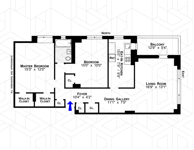 Floorplan for 572 Grand Street