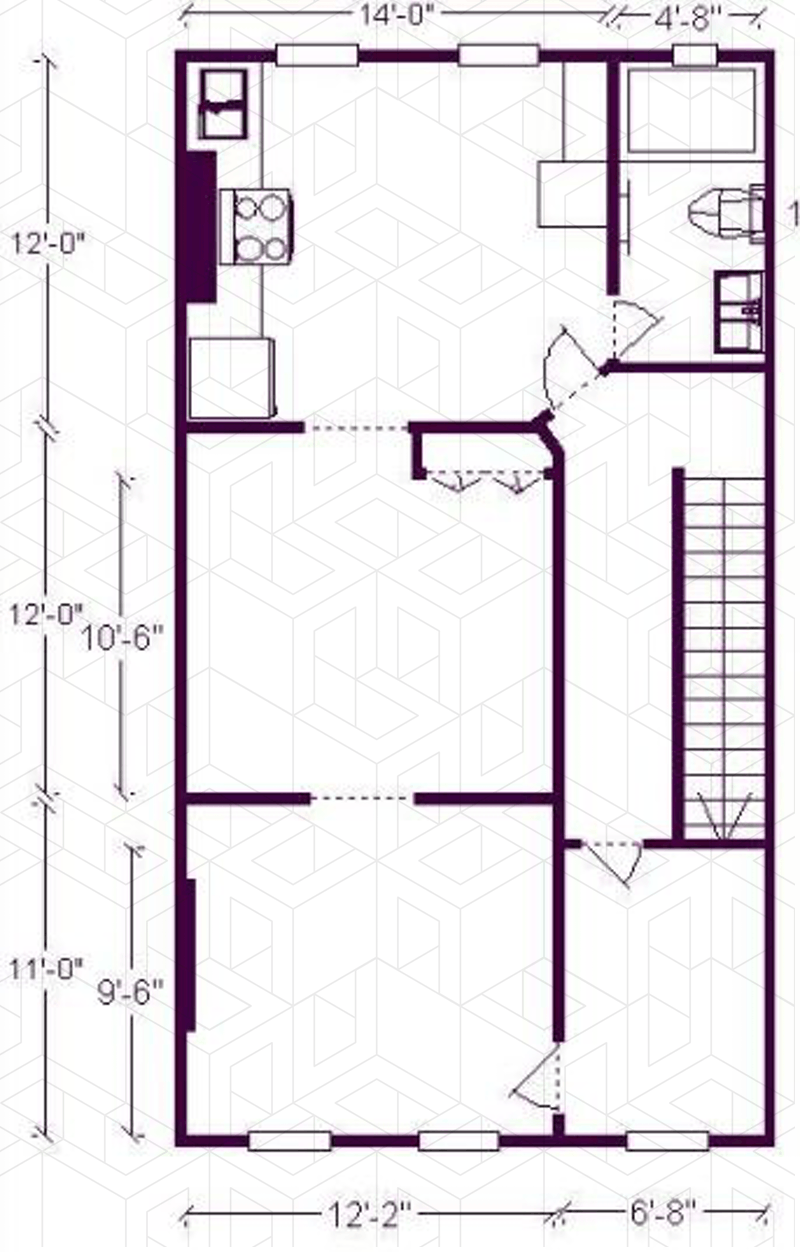 Floorplan for 10 -37 51 Avenue, 2