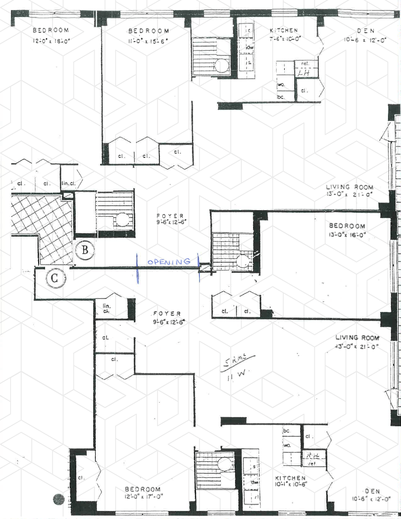 Floorplan for 3777 Independence Avenue