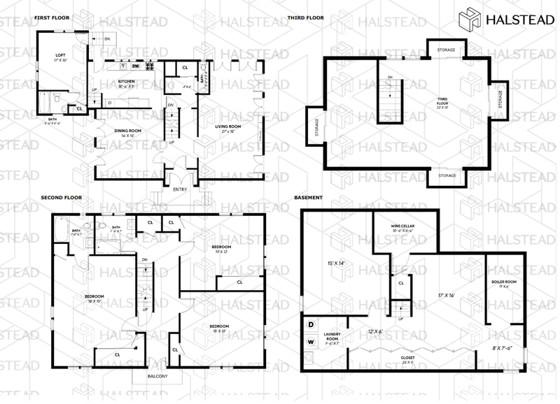 Floorplan for 4490 Fieldston Road