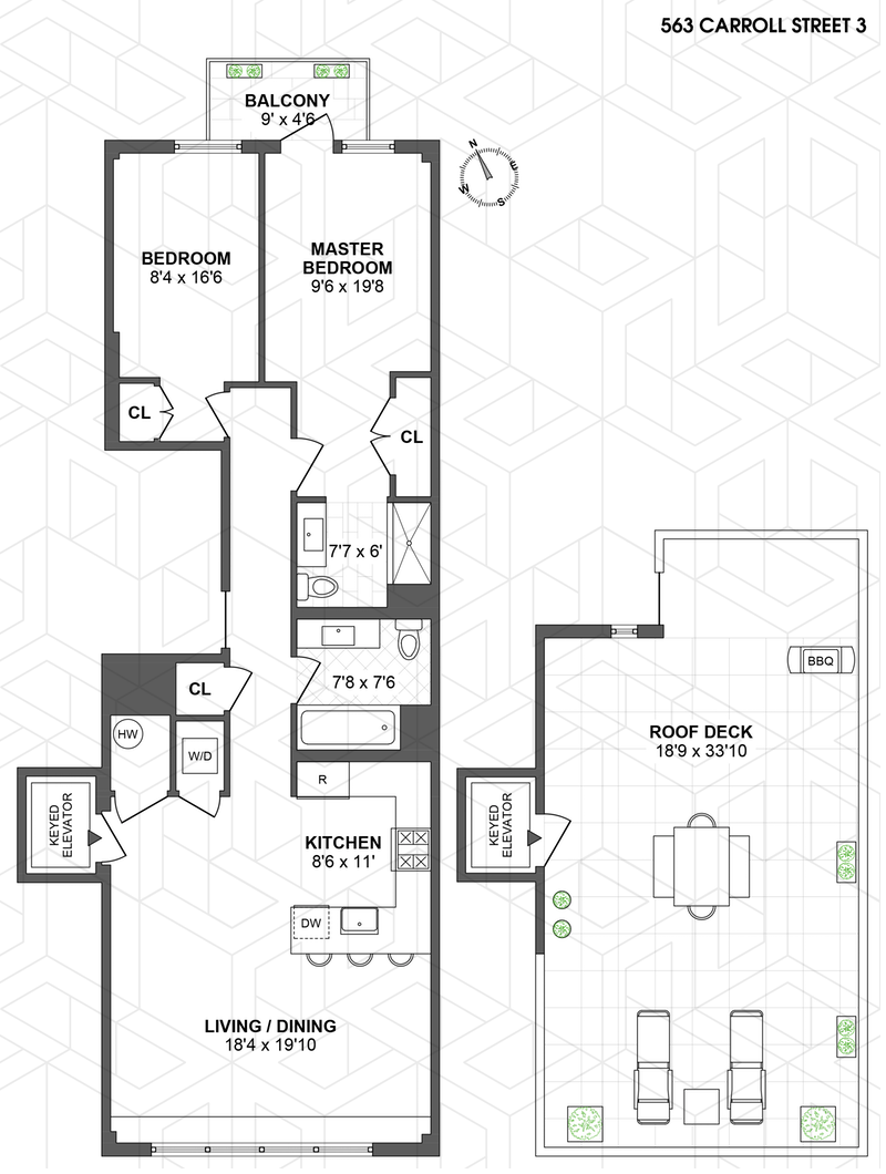 Floorplan for 563 Carroll Street, 3