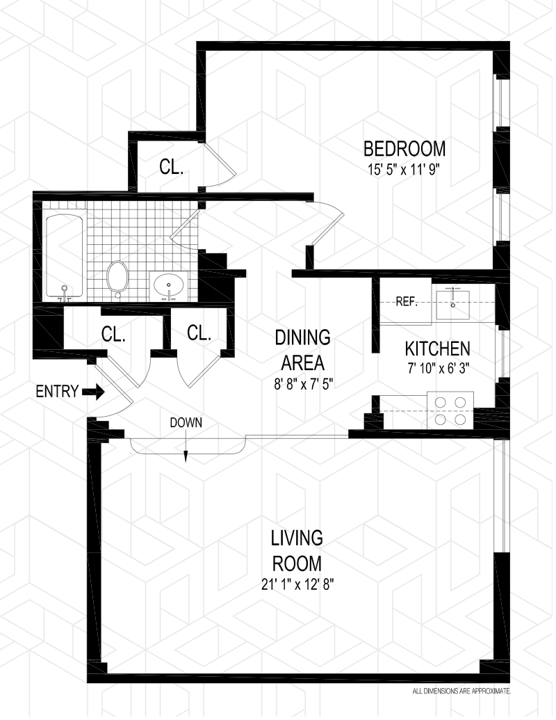 Floorplan for 231 East 76th Street, 4G