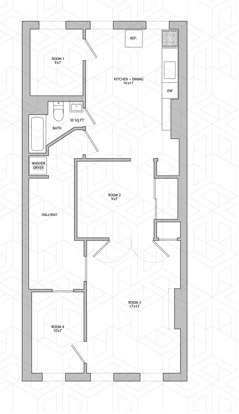 Floorplan for 302 Saint Marks Avenue, 3