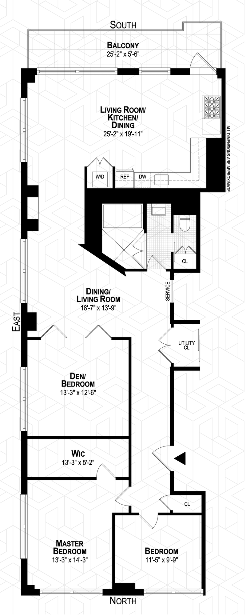 Floorplan for 50 West 29th Street, 12E