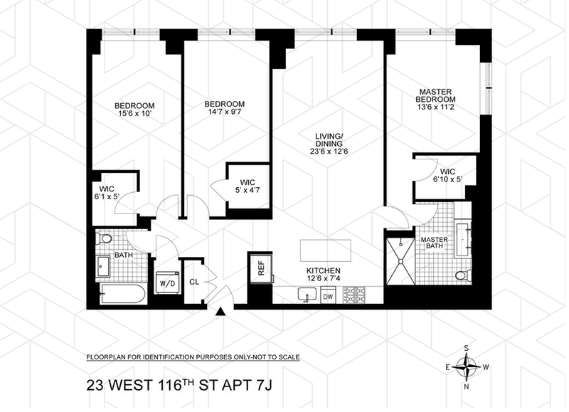 Floorplan for 23 West 116th Street