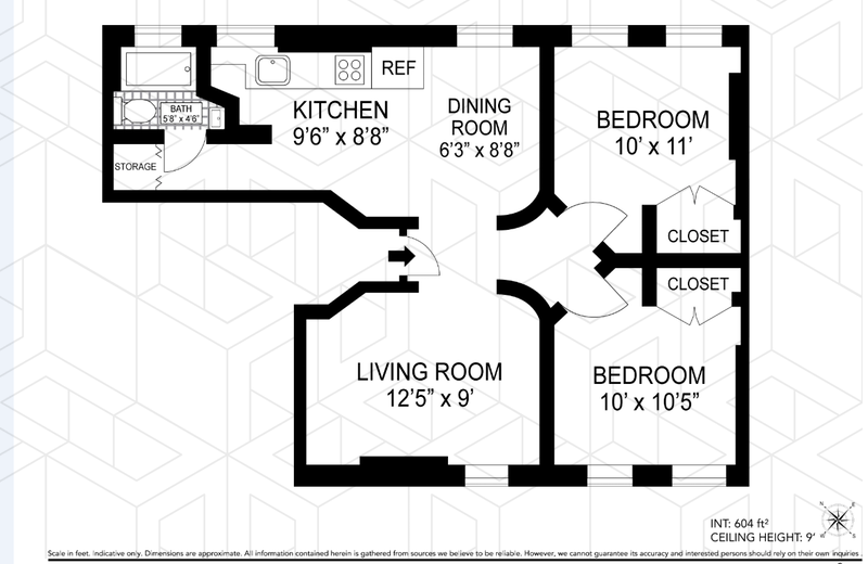 Floorplan for 356 West 56th Street