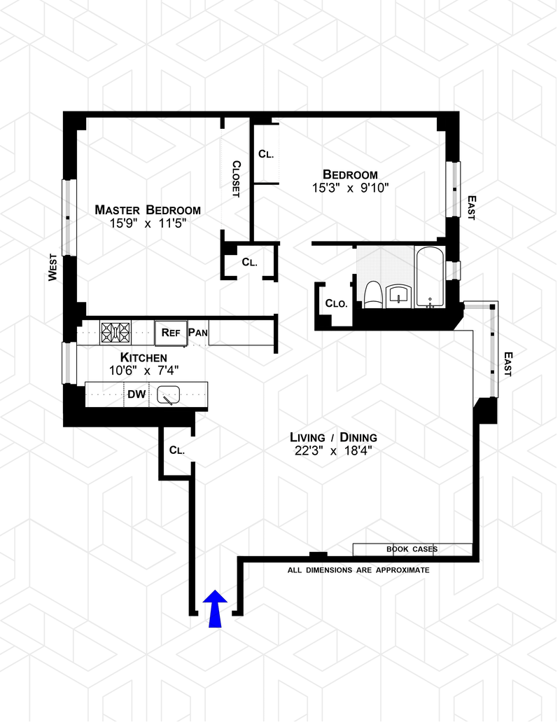 Floorplan for 550 Grand Street