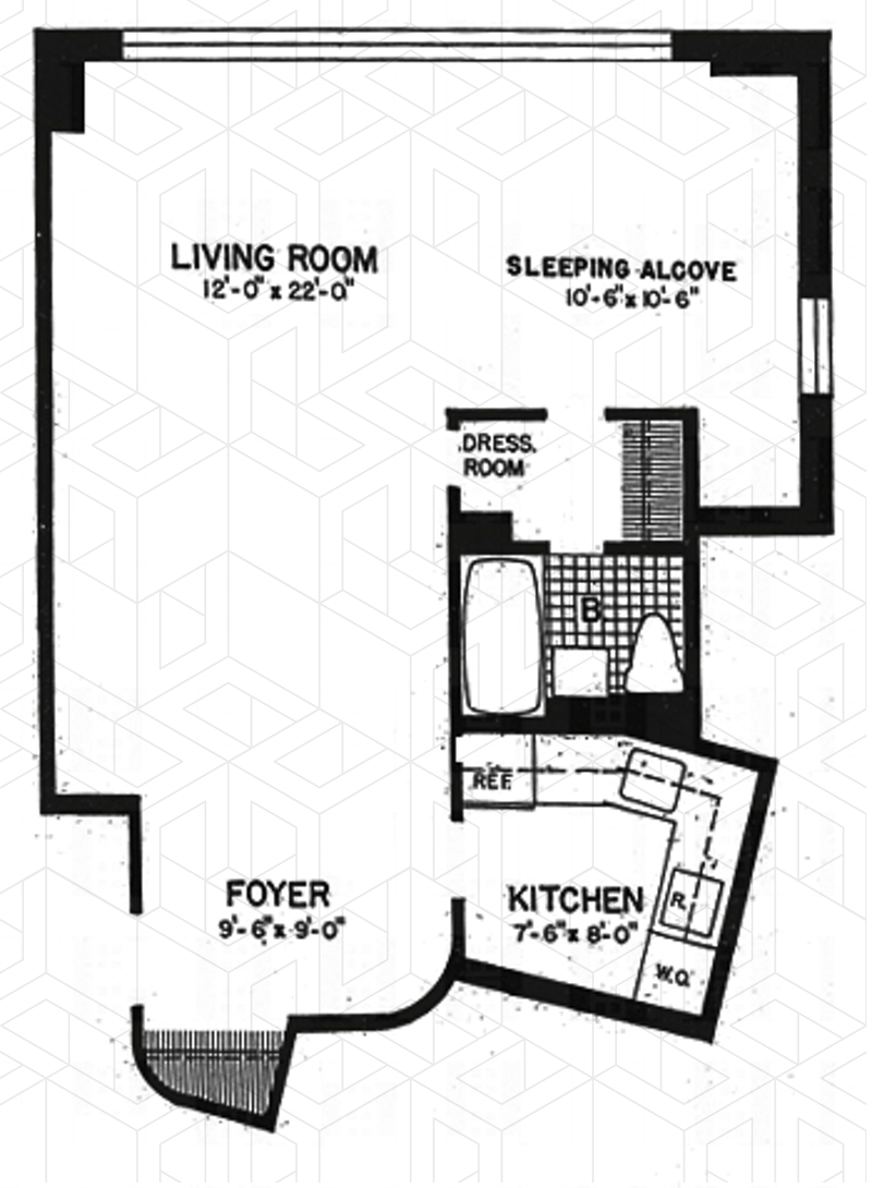 Floorplan for 1020 Grand Concourse