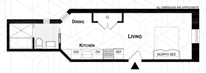 Floorplan for 343 East 92nd Street, 1E