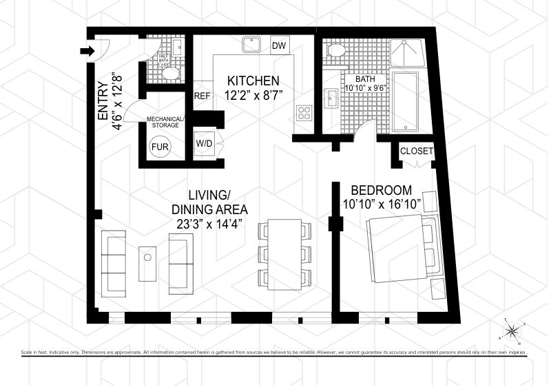 Floorplan for 364 St  Marks Avenue, 1A