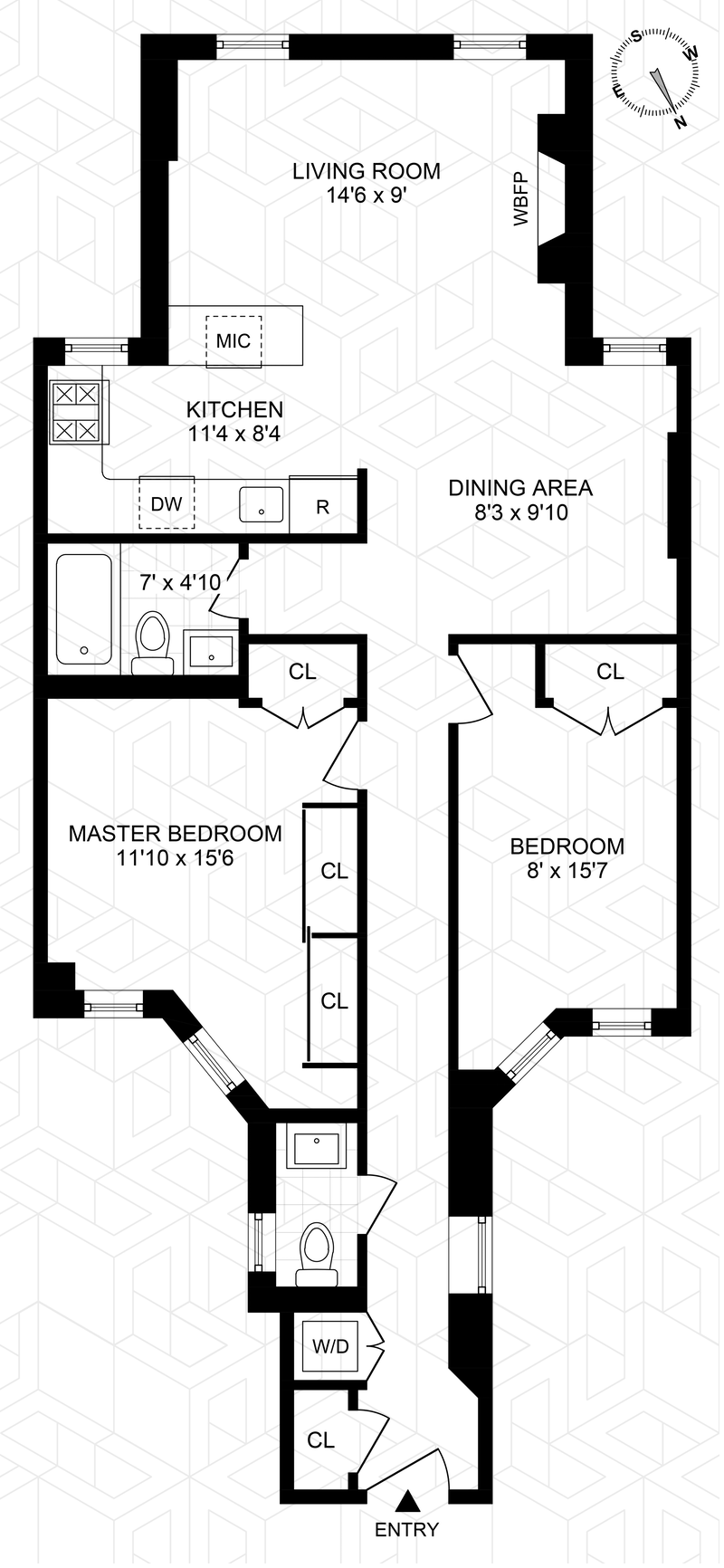 Floorplan for 632 11th Street, 5