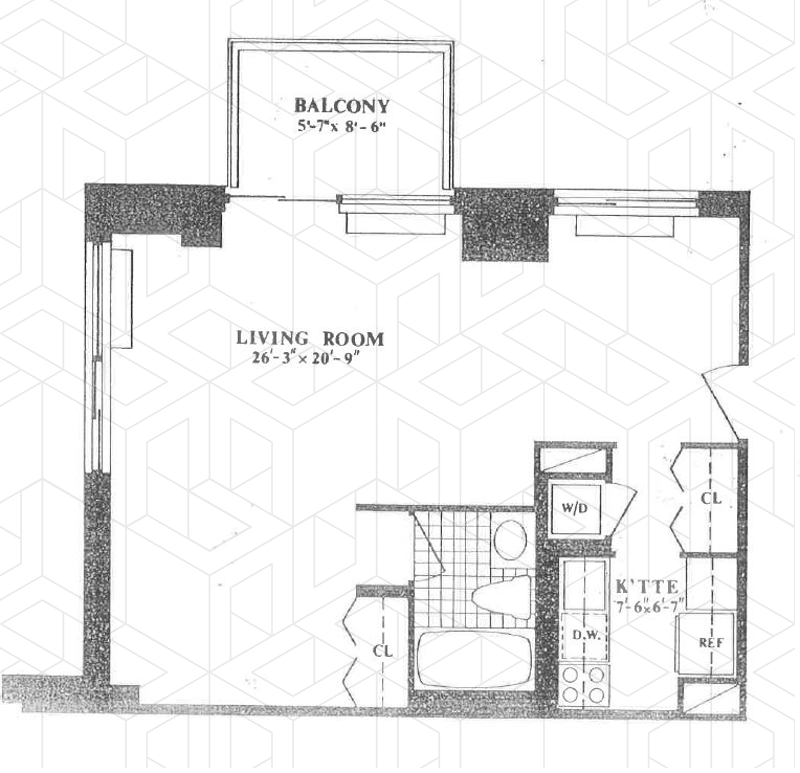 Floorplan for 171 East 84th Street, 17E