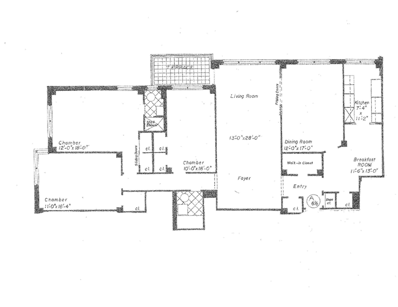 Floorplan for 3515 Henry Hudson Parkway