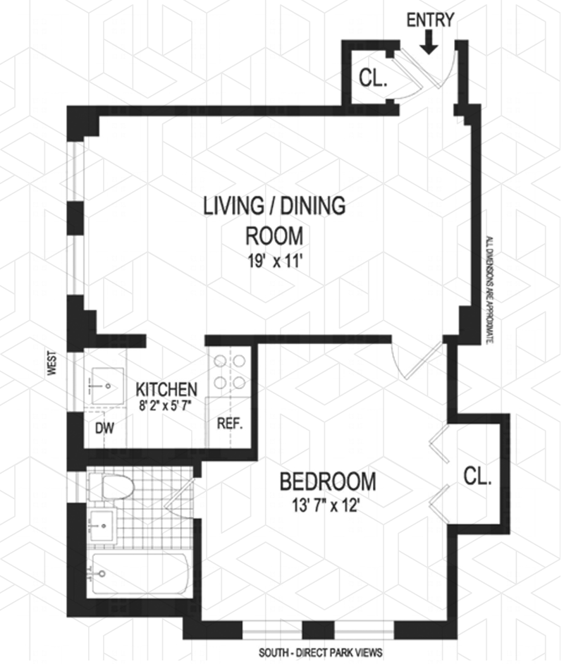 Floorplan for 333 East 43rd Street