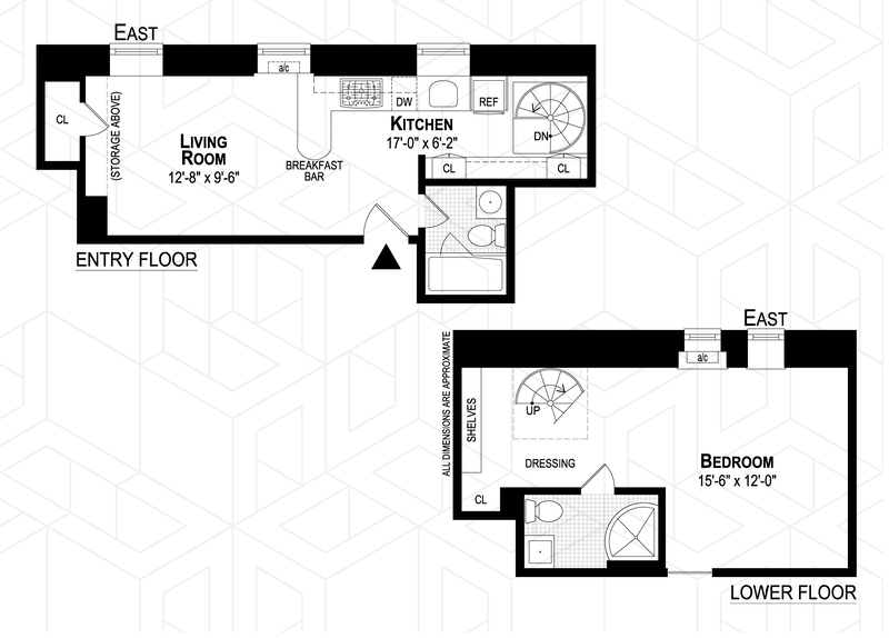 Floorplan for 146 West 82nd Street, 1B