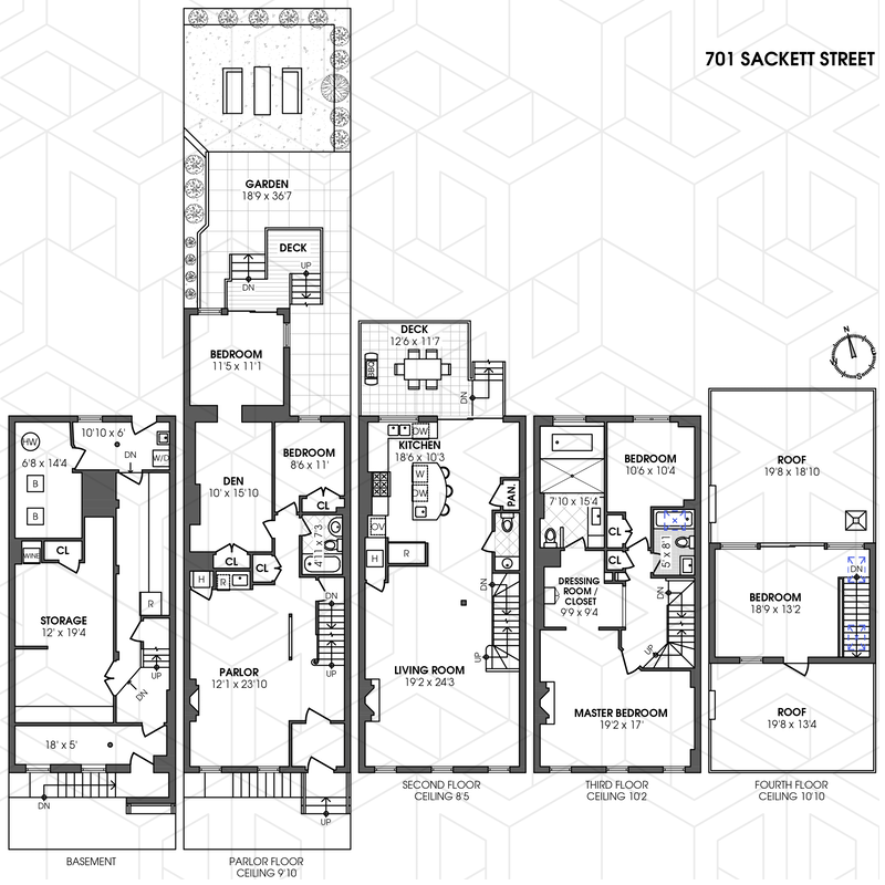 Floorplan for 701 Sackett Street