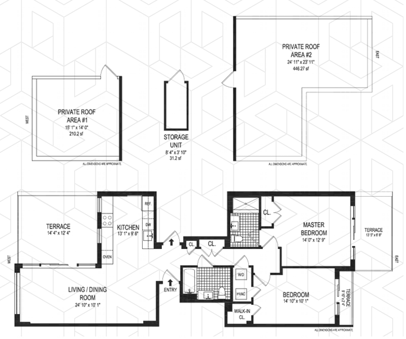 Floorplan for 273 Manhattan Avenue, 4B