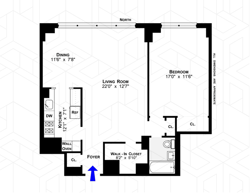 Floorplan for 140 West End Avenue, 16K