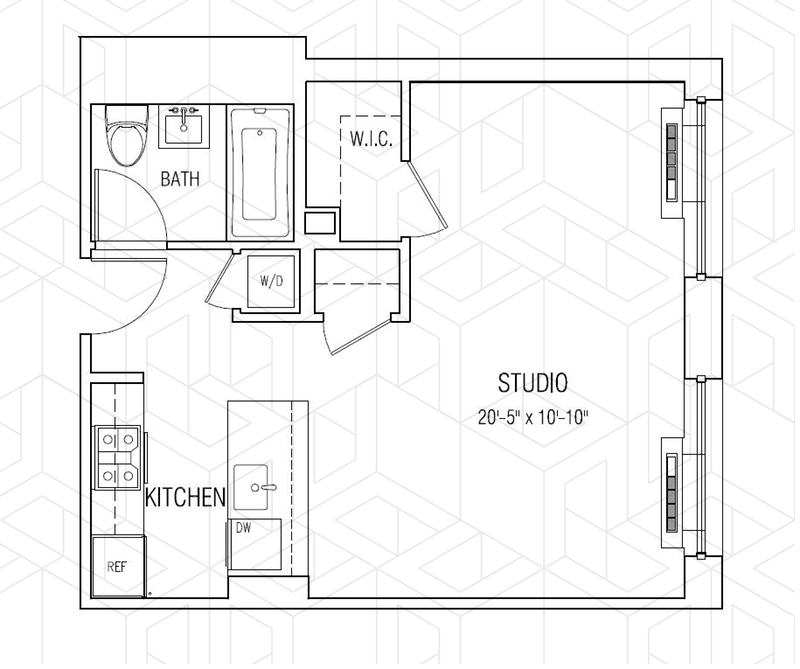 Floorplan for 80 Metropolitan Avenue, 5C
