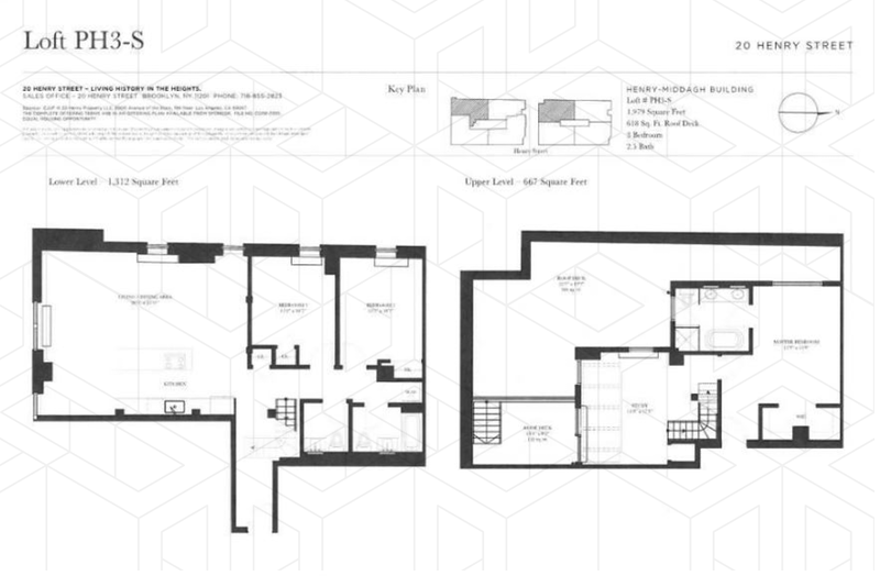 Floorplan for 20 Henry Street, PH3S