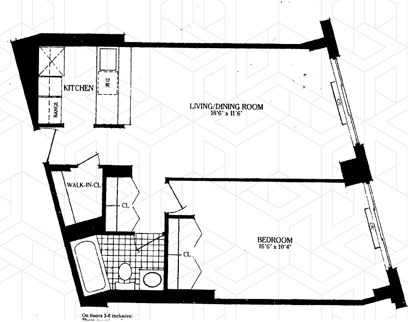 Floorplan for 5 East 22nd Street, 28G
