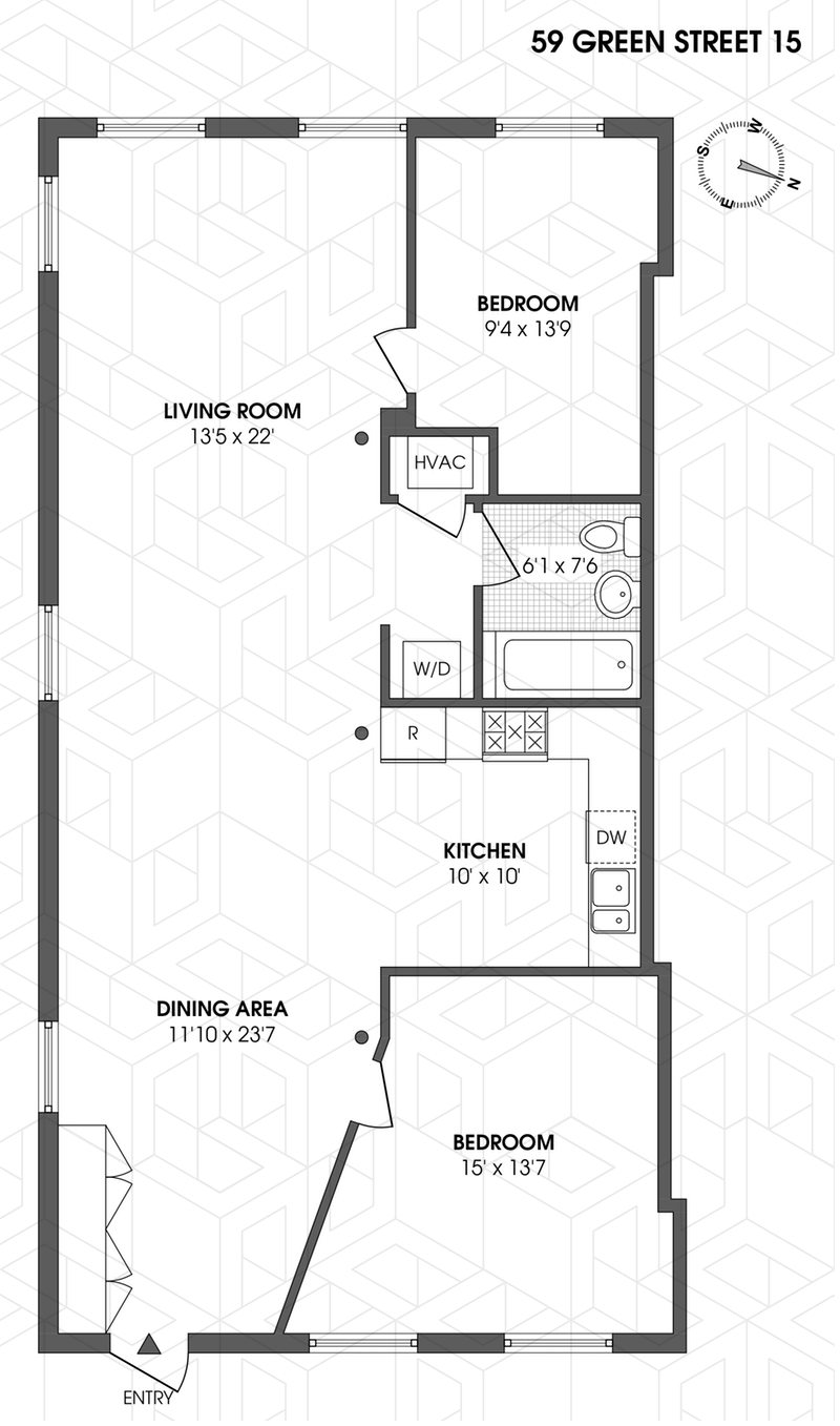 Floorplan for 59 Green Street, 15