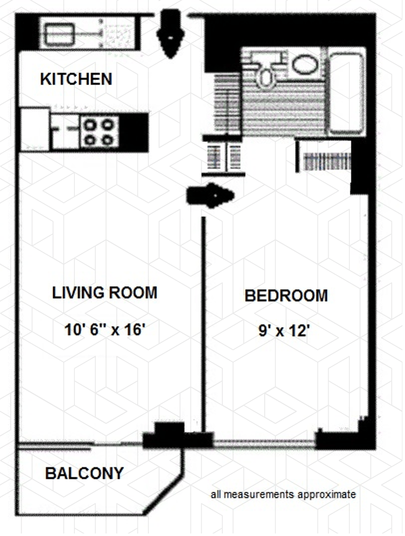 Floorplan for 50 Lexington Avenue